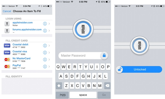1Password neu konzipiert für iOS 7: Mehrere Tresore, Dropbox, AirDrop und mehr