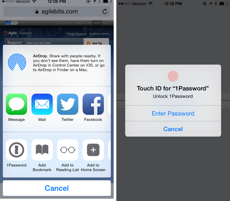 1Password 5: Unterstützung für Touch ID, App-Erweiterungen und Freemium