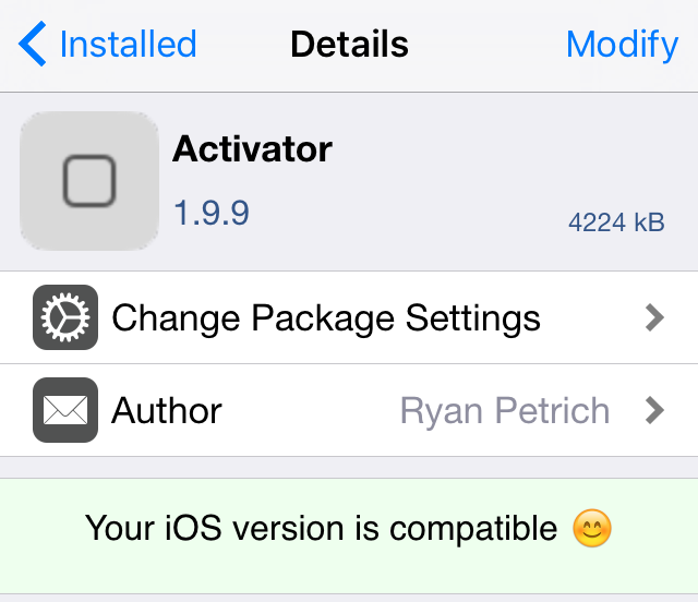 iOS 9.3.3 Activator: Kompatibilität und Verwendung