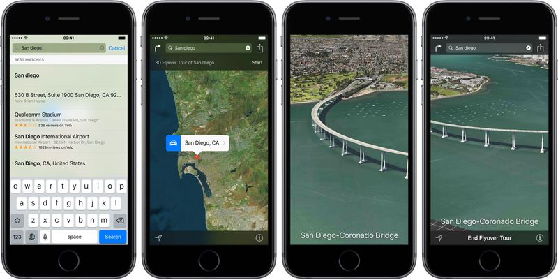 Seien Sie ein virtueller Tourist: Machen Sie auf Apple Maps geplante 3D-Touren durch die wichtigsten Metropolen der Welt