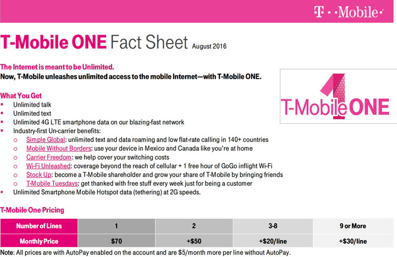 Erhalten Sie unbegrenzte 4G-LTE-Daten mit T-Mobile One für 70 $/Monat