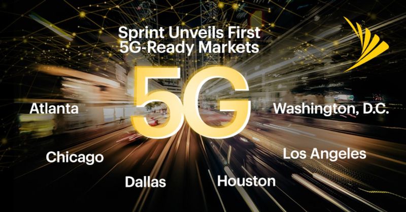 Sprint enthüllt seine ersten sechs US-Städte, die 5G erhalten