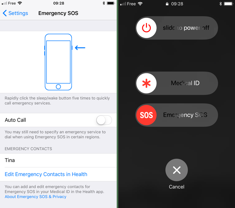 iOS 11.3: Senden Sie Ihren genauen Standort automatisch an 911