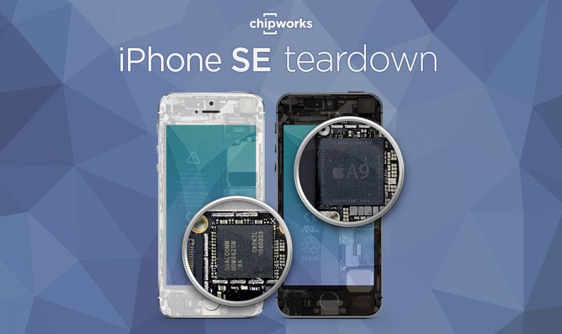 iPhone SE Teardown: Eine Collage aus 5s-, 6- und 6s-Teilen