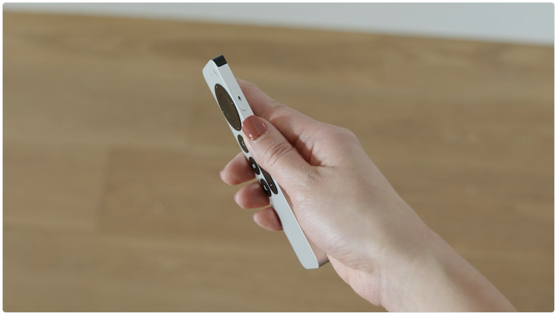 Verwenden Sie Bewegungssteuerungen in Apple TV-Spielen mit der neu gestalteten Siri-Fernbedienung