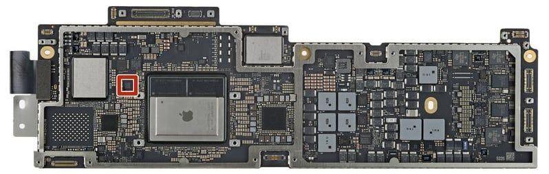 Was macht ein Beschleunigungssensor im MacBook Air M2?