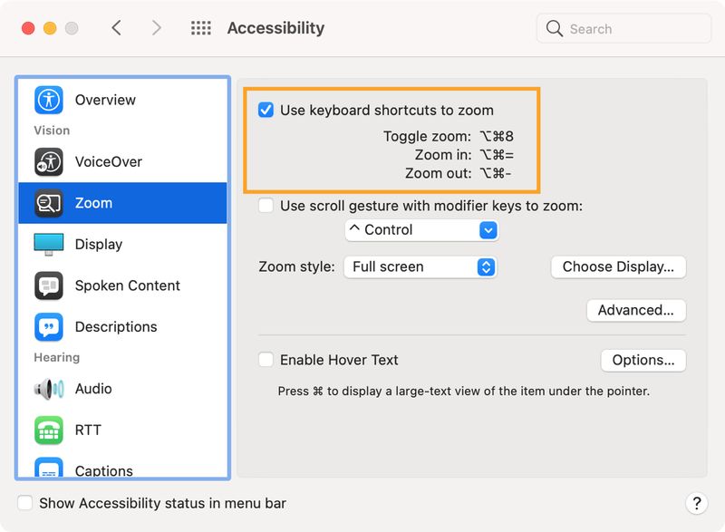 So aktivieren und verwenden Sie den Bildschirmzoom auf Ihrem Mac