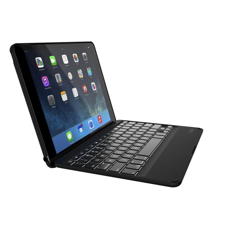 Zagg Folio Tastatur mit Hintergrundbeleuchtung iPad Air 2