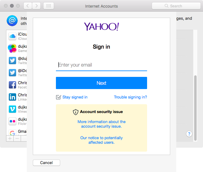 macOS Sierra-Konten fügen Yahoo Mac Screenshot 002 hinzu