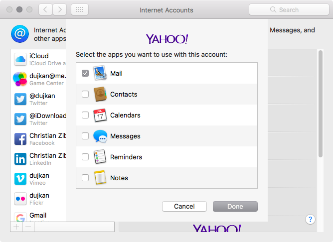 macOS Sierra-Konten fügen Yahoo Mac Screenshot 003 hinzu
