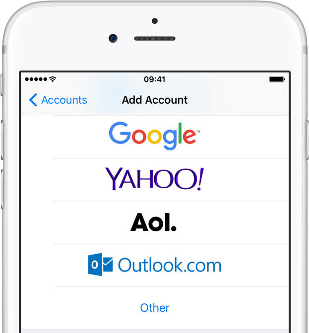 iOS 10 Mail Konto hinzufügen Yahoo iPhone Screenshot 001