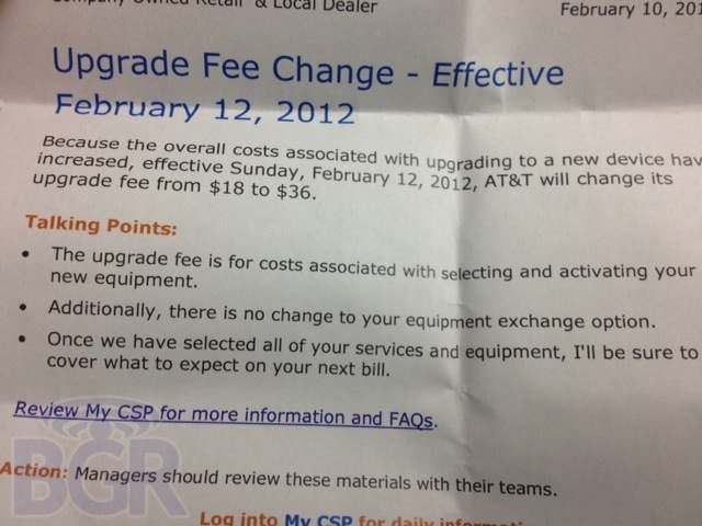 Betrugsbericht: AT&T verdoppelt Geräte-Upgrade-Gebühren