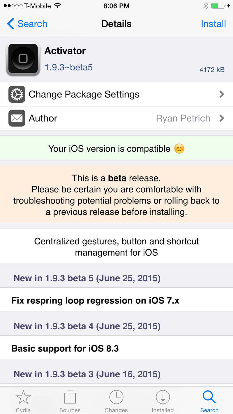 iOS 8.3 Activator Update – Details und FAQ