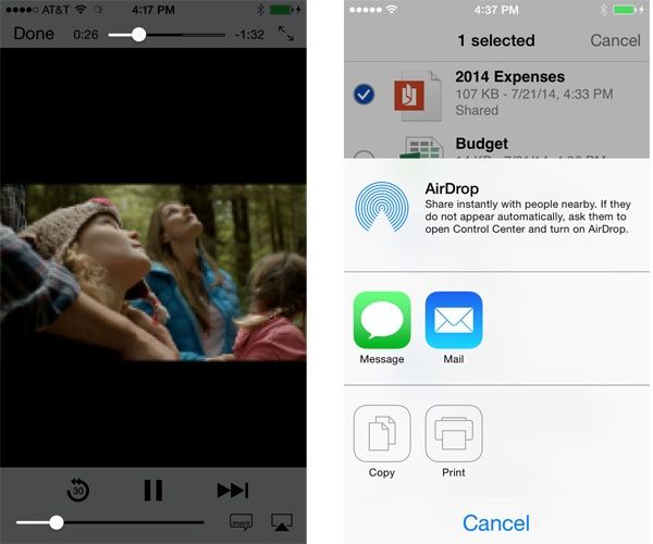 Microsoft OneDrive für iOS unterstützt AirDrop und mehr