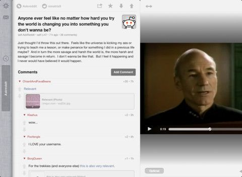Alien Blue für iPad 2.2 bringt Reddit auf Apple TV