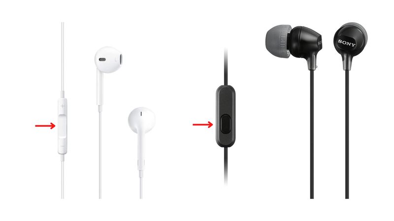 iPhone-Anruf mit EarPods oder kabelgebundenen Kopfhörern beenden