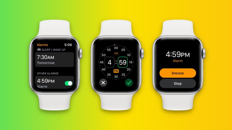 So stellen Sie Alarme auf Ihrer Apple Watch ein und verwalten sie