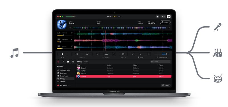 Algoriddim veröffentlicht Neural Mix Pro: Eine Mac-App für KI-basierte Musikbearbeitung
