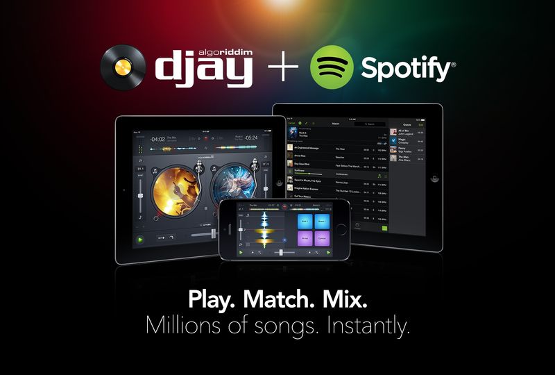 Erstellen Sie Mixe aus Spotify-Tracks mit Algoriddims Djay