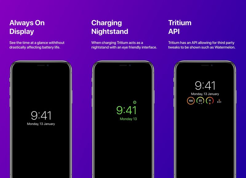 Tritium verleiht iPhones mit Jailbreak eine Always-On-Display-Funktion