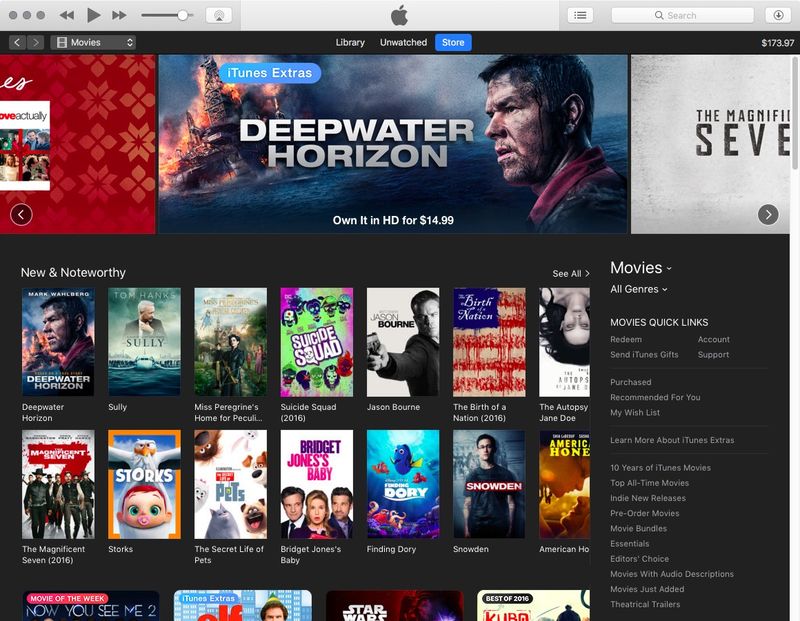 Der Verkauf und Verleih von iTunes-Filmen geht zurück, da Amazon und andere Konkurrenten in den Markt eintreten