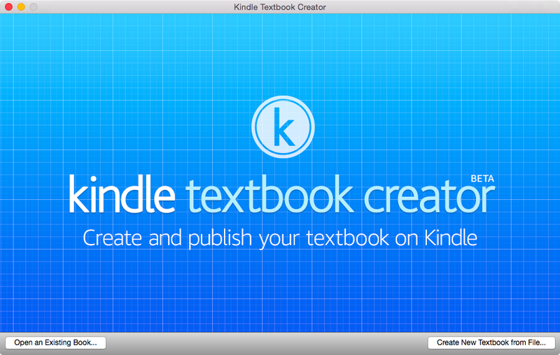 Kindle Textbook Creator für Mac, Screenshot 001