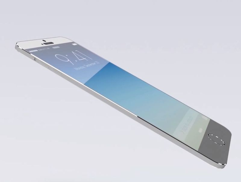 5,8-Zoll-AMOLED-iPhone mit gebogenem Glasdesign im Jahr 2017