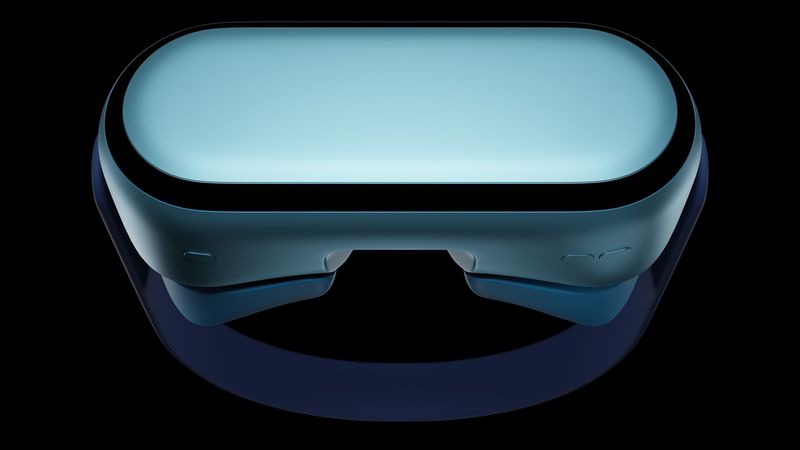 In diesem Konzept wird ein am Kopf getragenes Mixed-Reality-Headset-Gerät von Apple vorgestellt