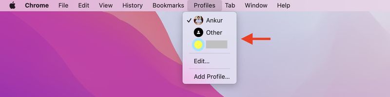 Chrome-Profile auf dem Mac
