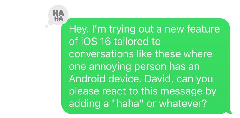 iOS 16 verbessert Gruppengespräche mit Android-Benutzern