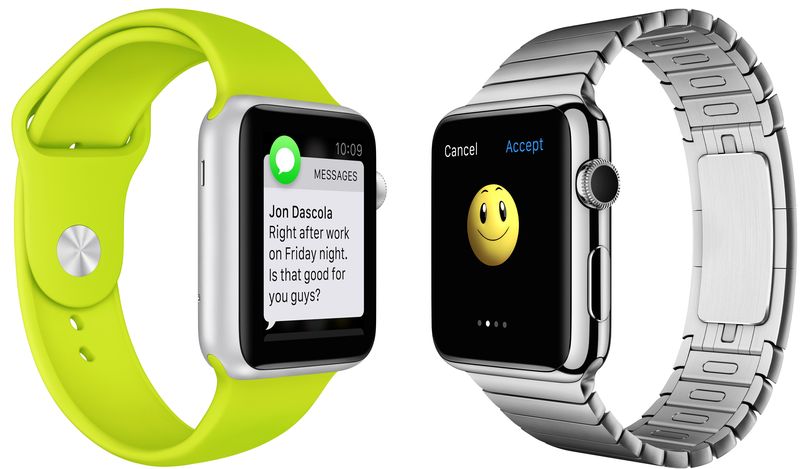 Apple Watch (Nachrichten, Emoji)