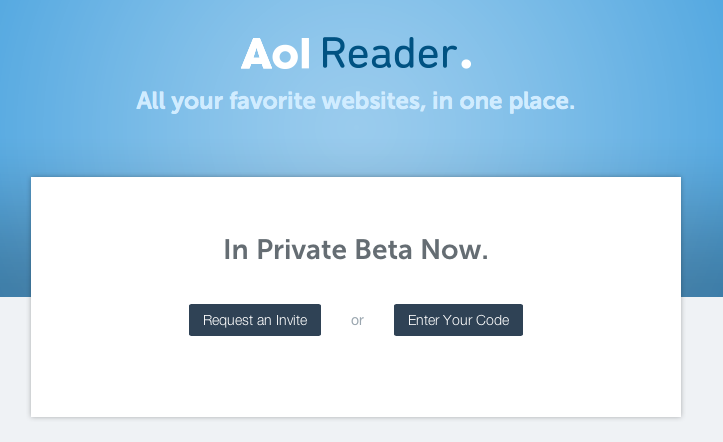 AOL nimmt am RSS-Rennen teil und kündigt seinen Ersatz für Google Reader an