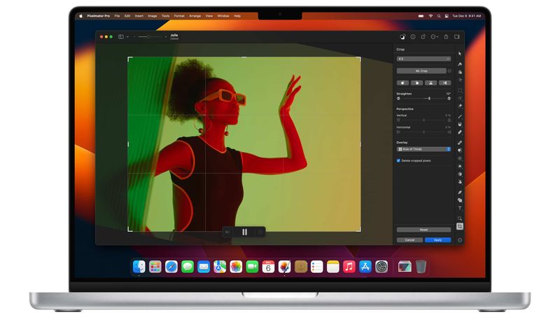Präsentiert grundlegende Videobearbeitungsunterstützung in Pixelmator Pro 3.2 für macOS
