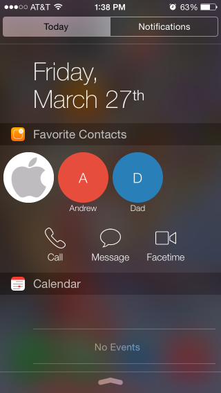 Der Favoriten-Kontakte-Launcher: Rufen Sie jeden an, senden Sie ihm eine Nachricht oder FaceTime