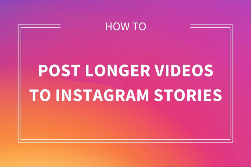 Poste lange Videos in der Instagram-Story