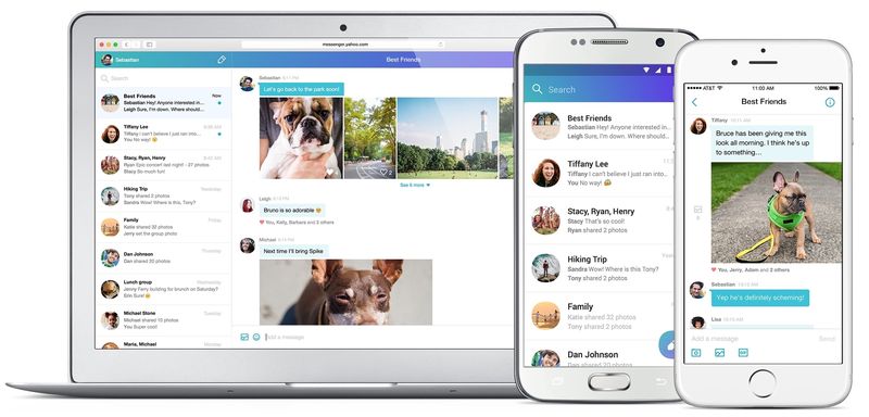 Yahoo Messenger der nächsten Generation jetzt für iOS, Web und Yahoo Mail verfügbar