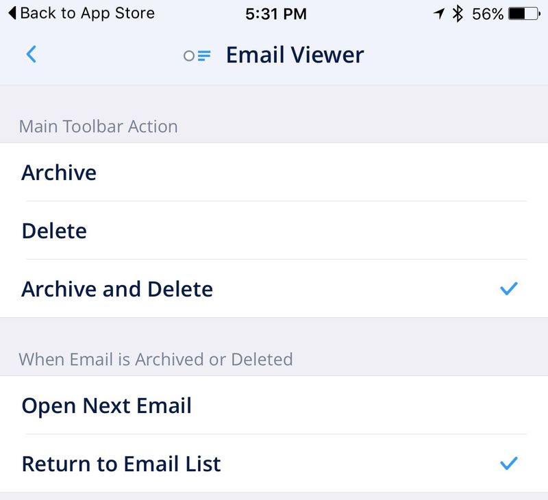 Spark 1.2 für iOS E-Mail-Workflow iPhone-Screenshot 003