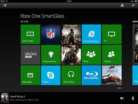 Xbox One SmartGlass 2.8 für iOS (iPad-Screenshot 002)