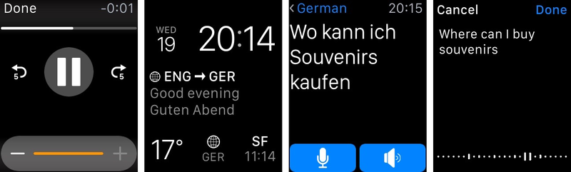iTranslate 9.0 für iOS Apple Watch Screenshot 002