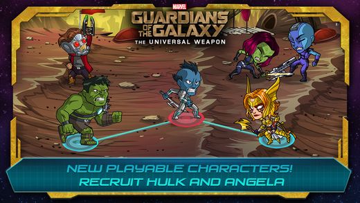 Guardians of the Galaxy – The Universal Weapon 1.0 für iOS (iPhone-Screenshot)