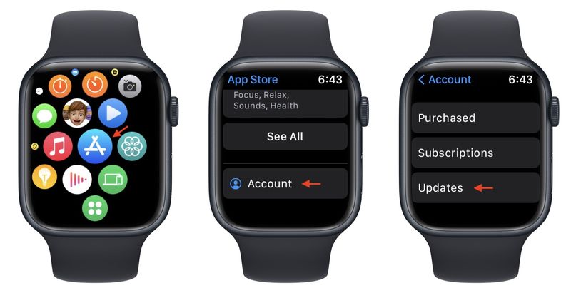Aktualisieren Sie Apple Watch-Apps direkt von der Uhr