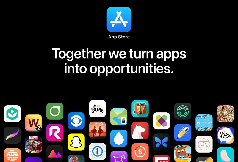 Apples physischer App Store Best Of Award – inspiriert vom charakteristischen blauen Symbol