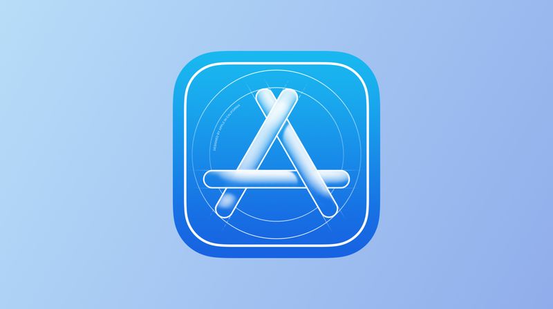 Das Symbol der Apple Developer-App wird in der Mitte dieses Bildes vor einem hellblauen Farbverlauf im Hintergrund angezeigt