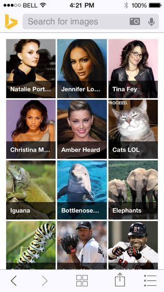 Bing 4.2 für iOS (iPhone-Screenshot 004)