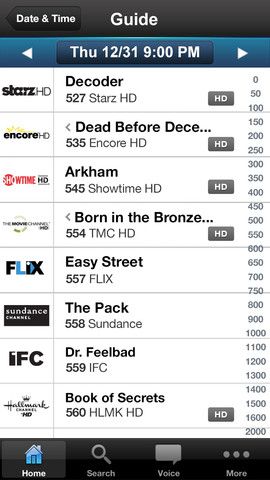 DirecTV 2.5 für iOS (iPhone-Screenshot 003)