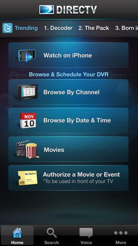 DirecTV 2.5 für iOS (iPhone-Screenshot 004)