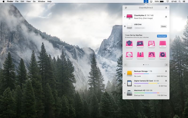 CleanMyDrive 2 für OS X Mac Screenshot 004