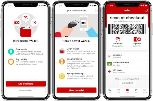Target führt Mobile Wallet in seiner iPhone-App ein
