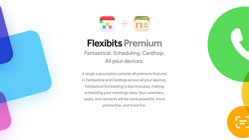 Flexibits stellt neue Produktivitätsfunktionen für Fantastical und Cardhop vor