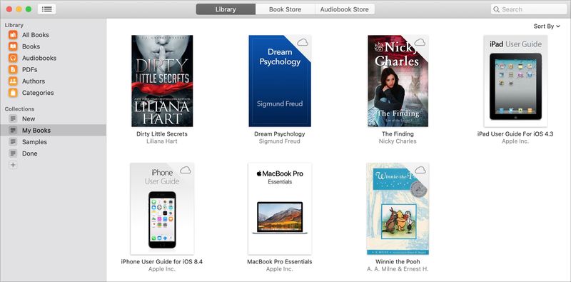 Verwalten Sie Ihre Apple Books-Bibliothek auf iPhone, iPad und Mac